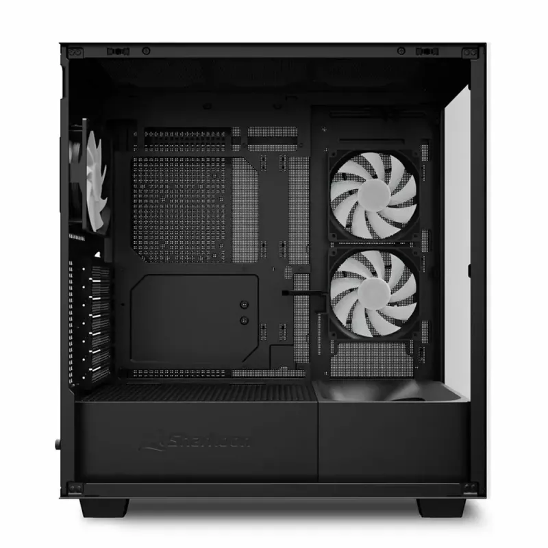 Caixa de PC Sharkoon Rebel C60 Midi-Tower preta