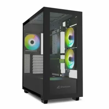 Caixa de PC Sharkoon Rebel C60 Midi-Tower preta