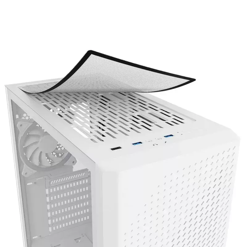 Caixa de PC Sharkoon VS9 RGB Midi Tower branca