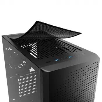 Caixa de PC Sharkoon VS9 RGB Midi Tower preta