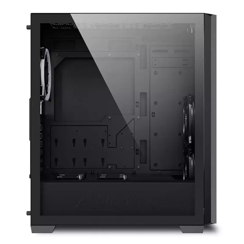 Caixa de PC Sharkoon VS9 RGB Midi Tower preta