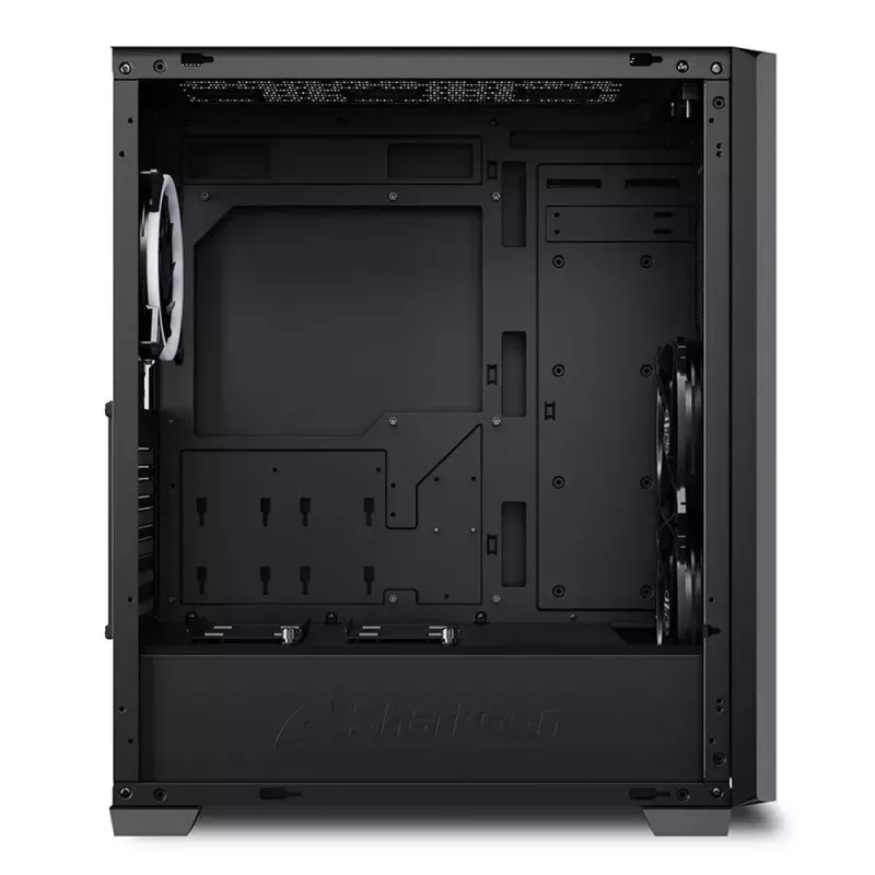 Caixa de PC Sharkoon VS9 RGB Midi Tower preta