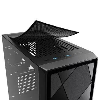 Caixa de PC Sharkoon VS8 RGB Midi Tower preta