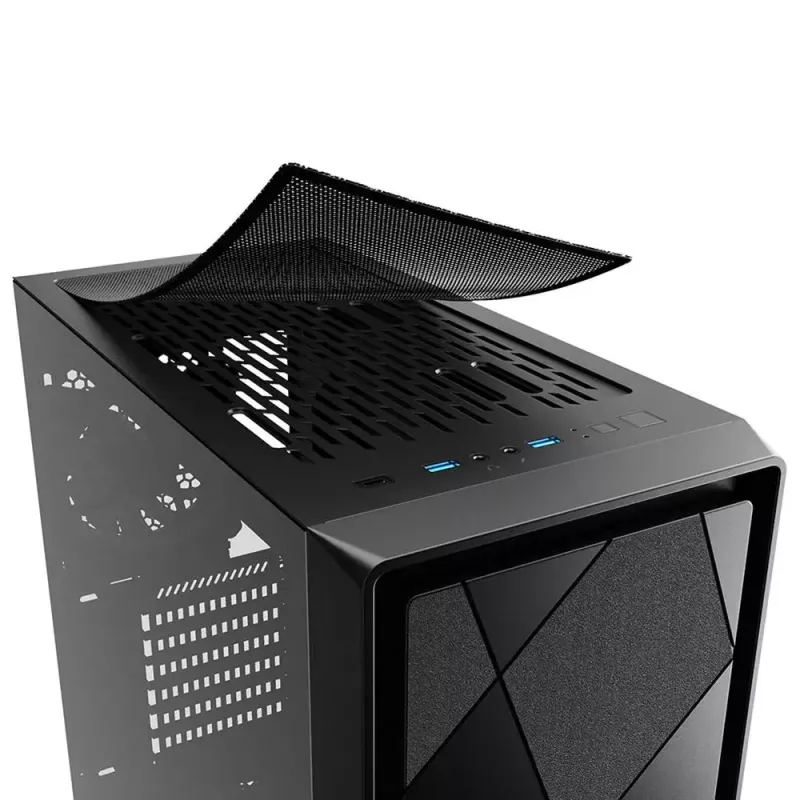 Caixa de PC Sharkoon VS8 RGB Midi Tower preta