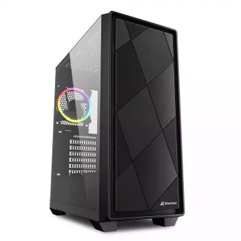 Caixa de PC Sharkoon VS8 RGB Midi Tower preta