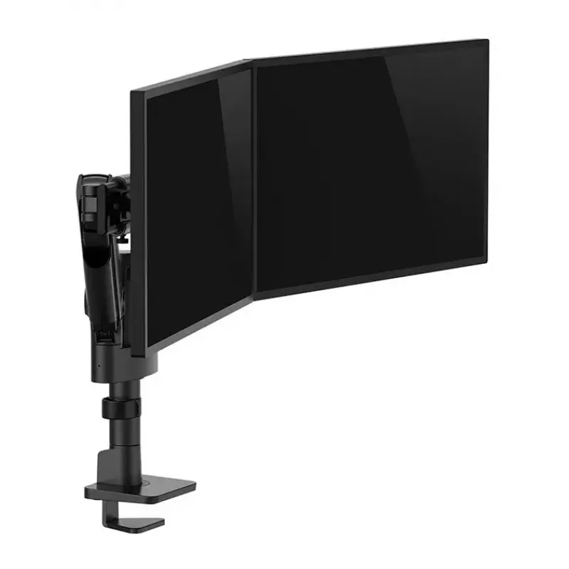 Braço de monitor Neomounts DS65S-950BL2 24-34 polegadas - mola a gás - Topfix - ajustável em várias posições - bloqueio a 180°