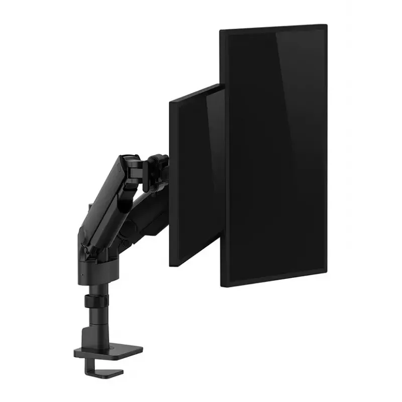 Braço de monitor Neomounts DS65S-950BL2 24-34 polegadas - mola a gás - Topfix - ajustável em várias posições - bloqueio a 180°