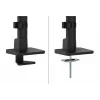 Braço de monitor Neomounts DS65S-950BL2 24-34 polegadas - mola a gás - Topfix - ajustável em várias posições - bloqueio a 180°