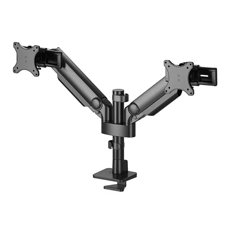 Braço de monitor Neomounts DS65S-950BL2 24-34 polegadas - mola a gás - Topfix - ajustável em várias posições - bloqueio a 180°