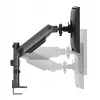 Braço de monitor Neomounts DS65S-950BL2 24-34 polegadas - mola a gás - Topfix - ajustável em várias posições - bloqueio a 180°