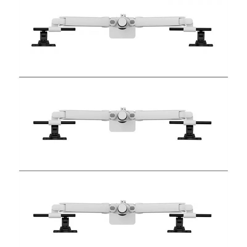 Braço de monitor Neomounts DS65S-950WH2 24-34 polegadas - mola a gás - Topfix - ajustável em várias posições - bloqueio a 180°