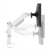 Braço de monitor Neomounts DS65S-950WH2 24-34 polegadas - mola a gás - Topfix - ajustável em várias posições - bloqueio a 180°