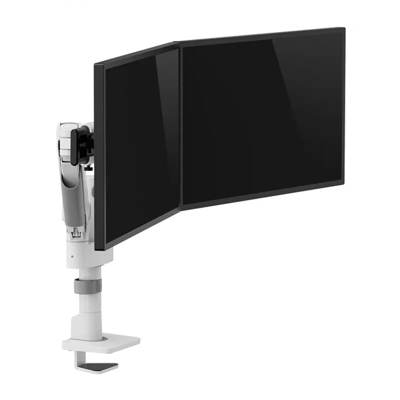 Braço de monitor Neomounts DS65S-950WH2 24-34 polegadas - mola a gás - Topfix - ajustável em várias posições - bloqueio a 180°