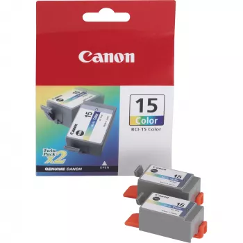 Cartucho de tinta Canon BCI-15 tricolor 3x15ml