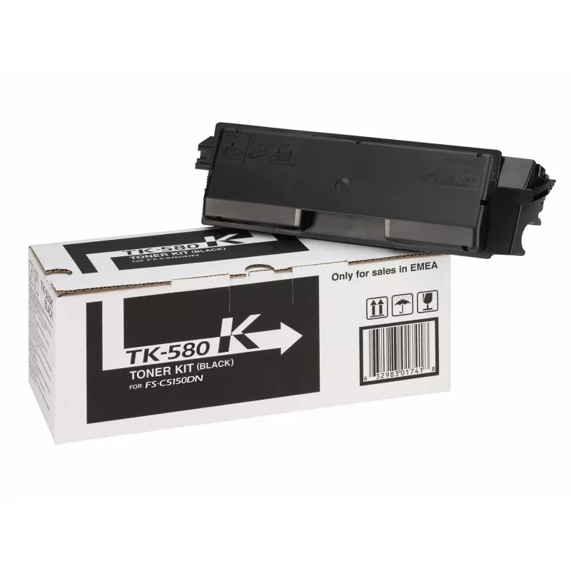 Tinteiro KYOCERA TK-580K 1 unid. Original Preto