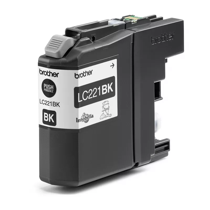 Tinteiro Brother LC221BK 1 unid. Original Preto