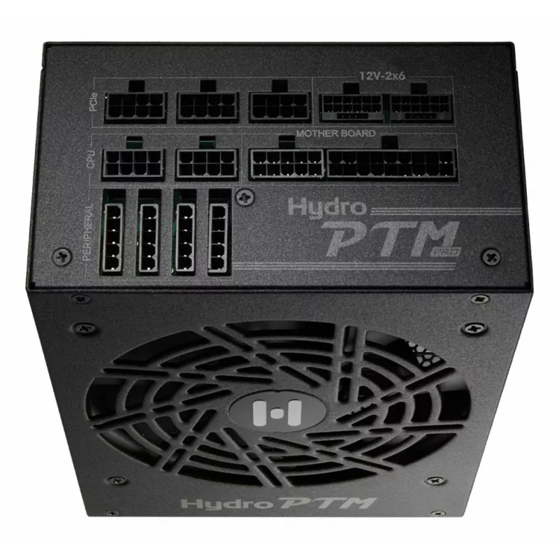 Fonte de alimentação FSP Hydro PTM PRO 1650W ATX ATXV3.1 Preto, 1650 W, 110 - 240 V, 50/60 Hz, Ativa, 120 W, 1650 W