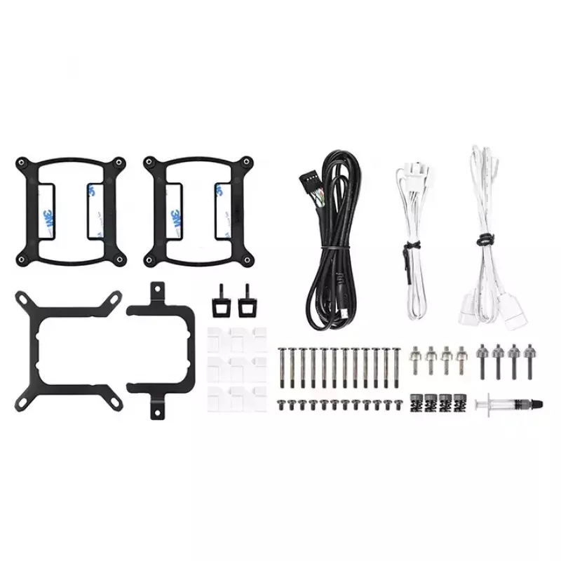 Thermaltake TH420 V2 Ultra ARGB Sync Snow Edition (CL-W407-PL14SW-A) refrigeração líquida All-in-One para CPU, 420 mm, 3x 140 mm, 3,02 mmH2O, branco