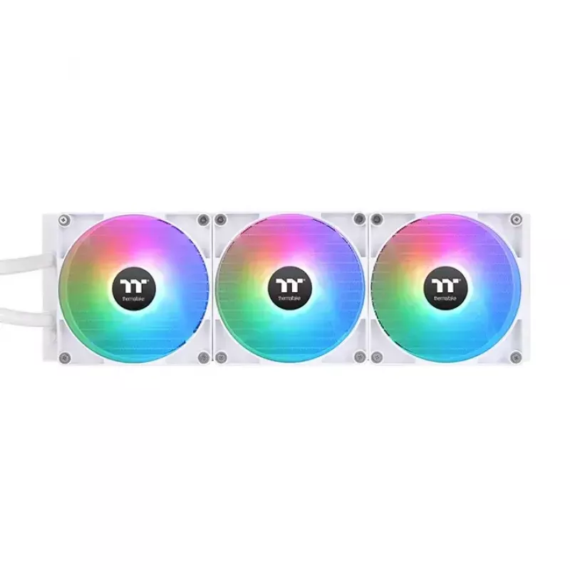 Thermaltake TH420 V2 Ultra ARGB Sync Snow Edition (CL-W407-PL14SW-A) refrigeração líquida All-in-One para CPU, 420 mm, 3x 140 mm, 3,02 mmH2O, branco