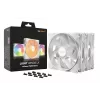 bequiet! LIGHT WINGS LX 140mm PWM Pack de 3 Branco — Ventoinha 140×25 mm, 1200 rpm, 95 m³/h, LEDs RGB