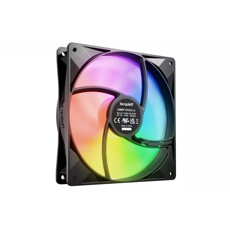 Ventoinha para caixa be quiet! LIGHT WINGS LX 140mm PWM High-Speed 14 cm Preto 1 unid.