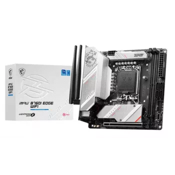 Placa-mãe MSI MPG B760I EDGE WIFI Intel B760 LGA 1700 Mini-ATX