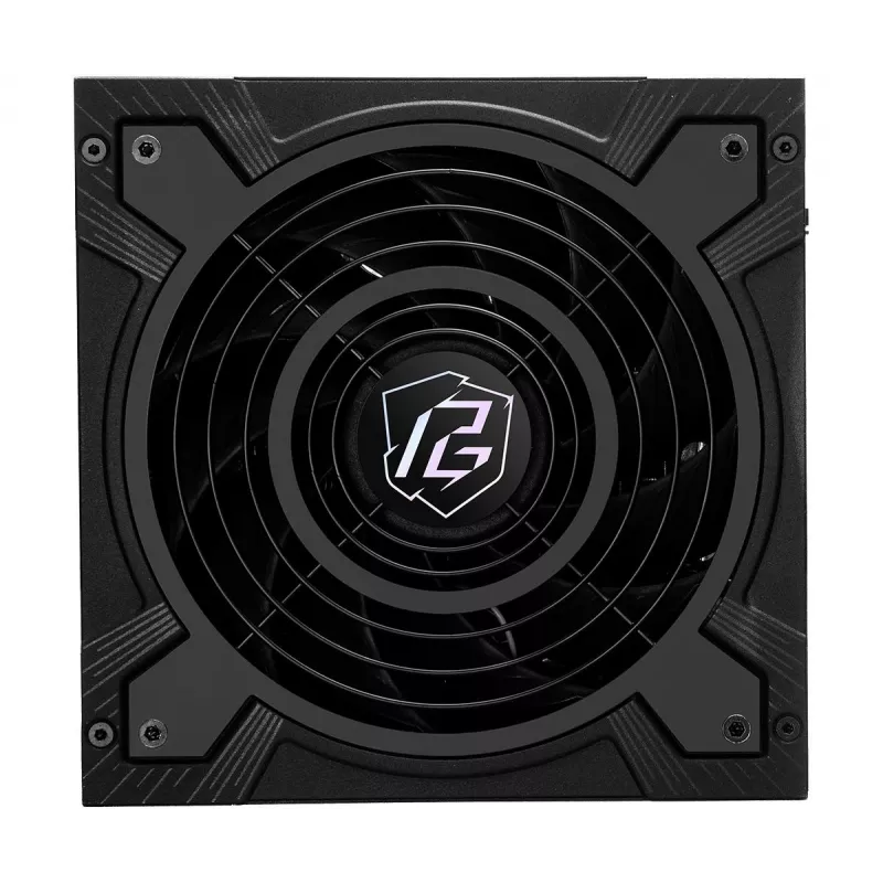 Fonte de alimentação ASRock Phantom Gaming PG-1000G 750 W, ATX 20+4 Pin, 80 PLUS Gold, ventoinha de 135 mm, totalmente modular, preto