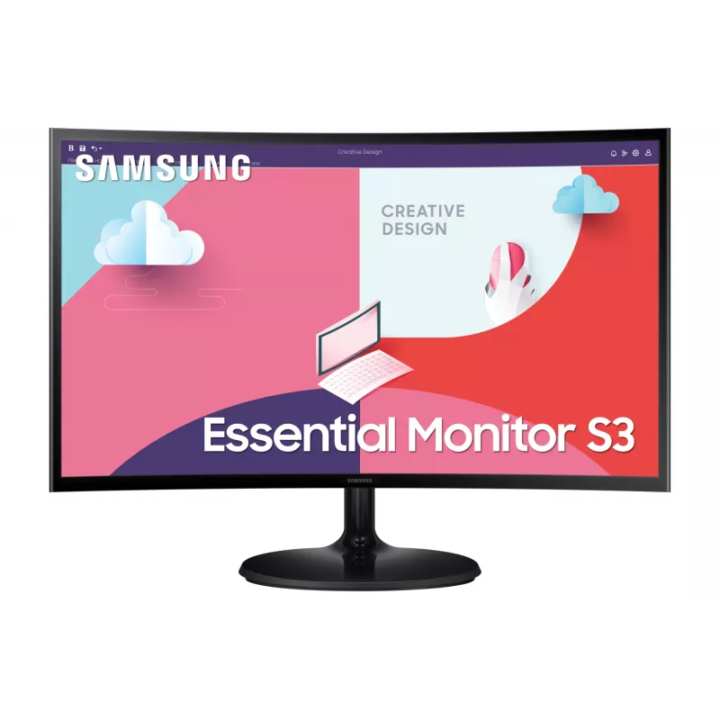 Monitor Samsung S36C 61 cm (24 polegadas) 1920 x 1080 píxeis Full HD LCD Preto