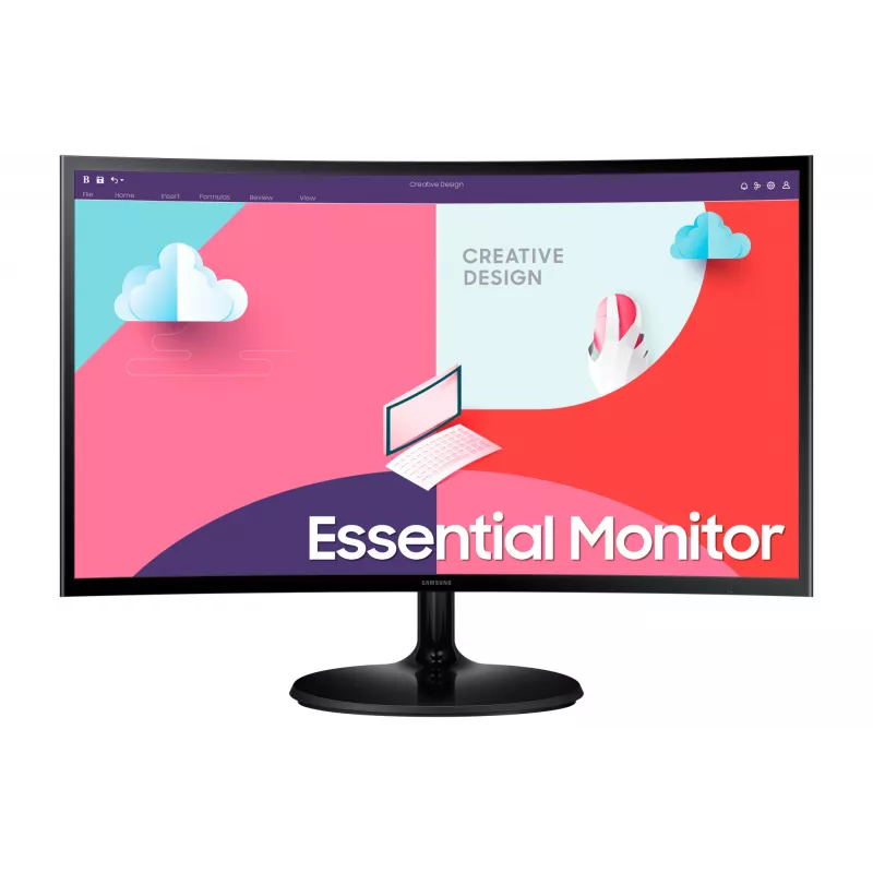 Monitor Samsung S36C 61 cm (24 polegadas) 1920 x 1080 píxeis Full HD LCD Preto