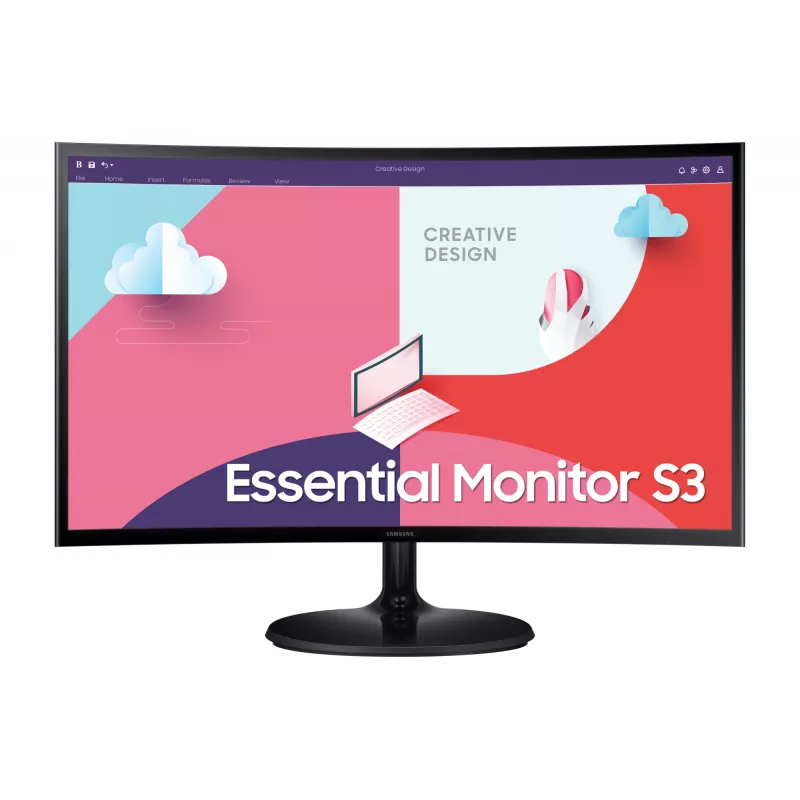 Monitor Samsung S36C 61 cm (24 polegadas) 1920 x 1080 píxeis Full HD LCD Preto