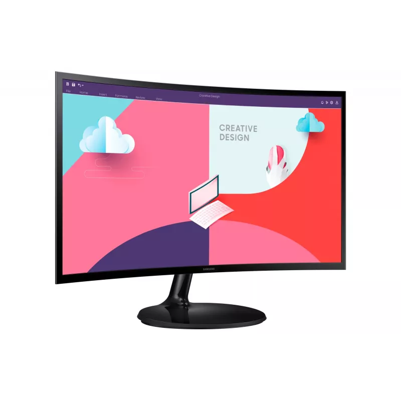 Monitor Samsung S36C 61 cm (24 polegadas) 1920 x 1080 píxeis Full HD LCD Preto