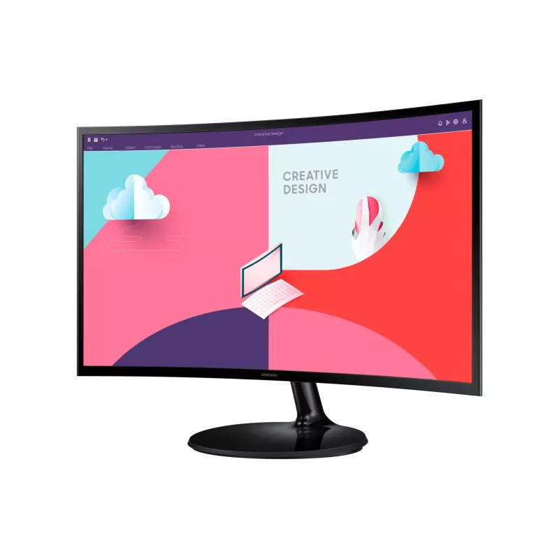 Monitor Samsung S36C 61 cm (24 polegadas) 1920 x 1080 píxeis Full HD LCD Preto
