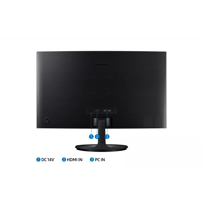 Monitor Samsung S36C 61 cm (24 polegadas) 1920 x 1080 píxeis Full HD LCD Preto