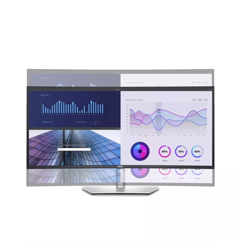Monitor DELL UltraSharp U3423WE 34,1 polegadas UltraWide Quad HD LCD 3440 x 1440