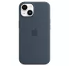 Capa de silicone com MagSafe para APPLE iPhone 14 - Storm Blue