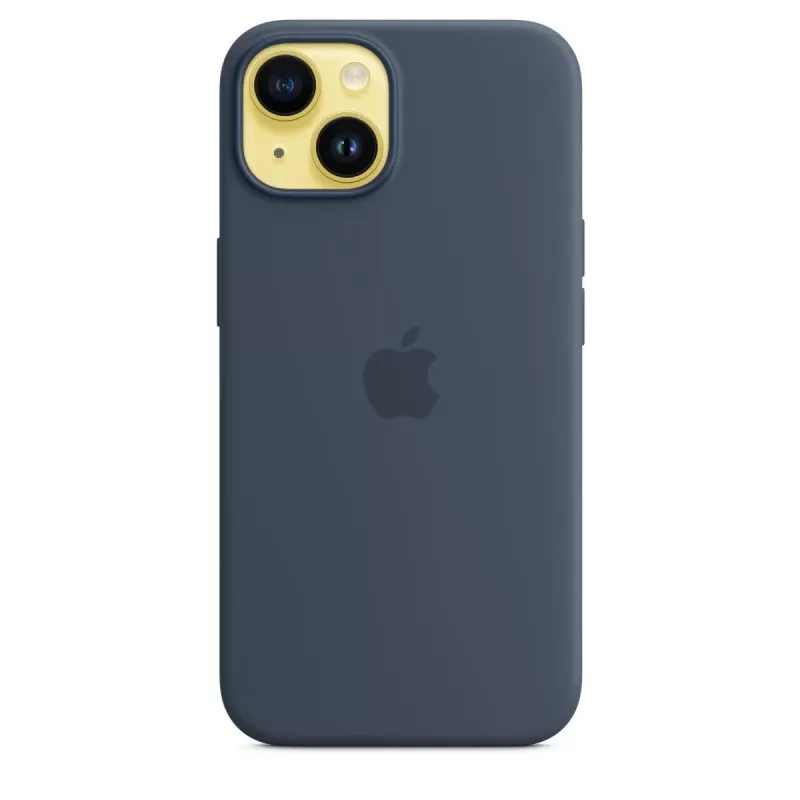 Capa de silicone com MagSafe para APPLE iPhone 14 - Storm Blue