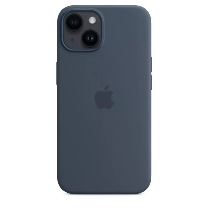Capa de silicone com MagSafe para APPLE iPhone 14 - Storm Blue