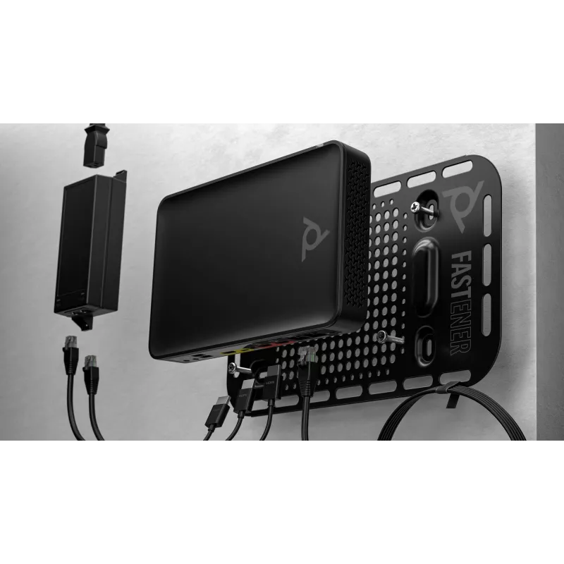 Sistema de videoconferência HP Poly Studio G62 com kit de placas de montagem sem rádio TAA