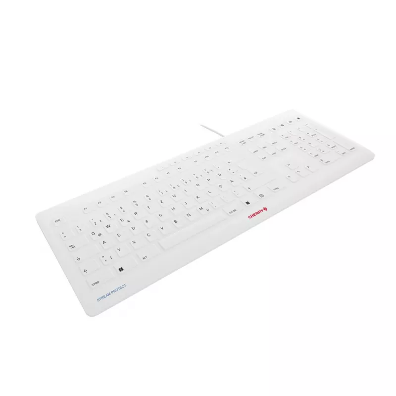 CHERRY Stream Teclado JK-8502DE-0 USB QWERTZ Alemão cinzento com fio 115 teclas