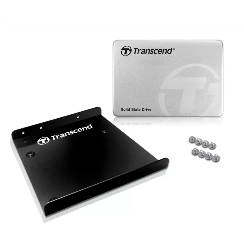 TRANSCEND SSD 370 128GB 2.5in SATA Ill 6gb/s Mlc Caixa de alumínio