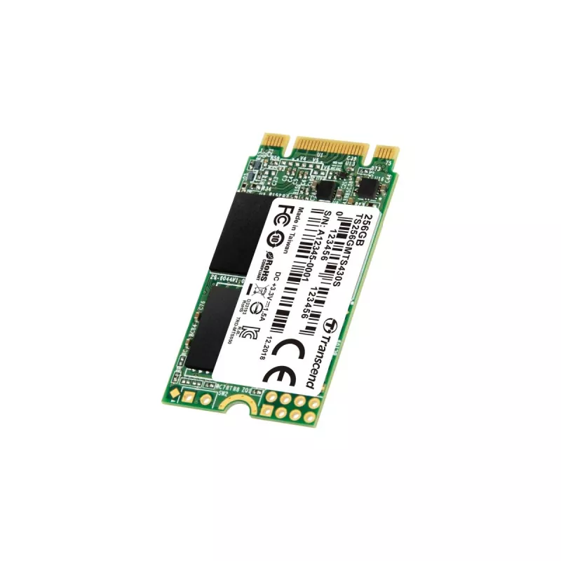 SSD TRANSCEND 430s 256 GB M.2 2242 SATA III 6 Gb/s 3D-NAND-Flash