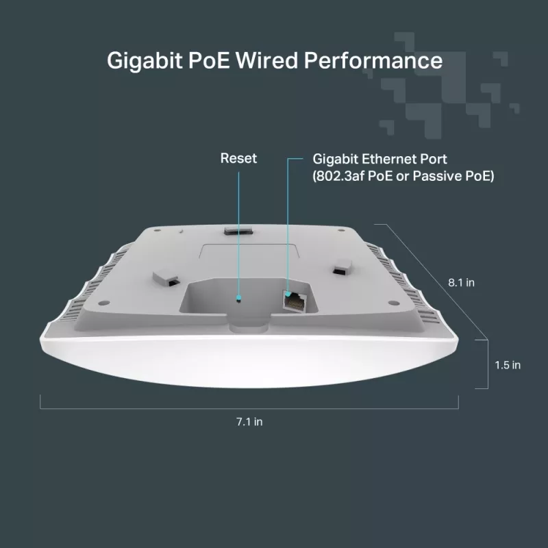TP-Link FESTA F52 Ponto de acesso sem fios 867 Mbit/s branco Power over Ethernet (PoE)
