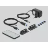 Comutador KVM DELOCK DisplayPort 1.4 8K 30Hz USB 3.0 + Áudio