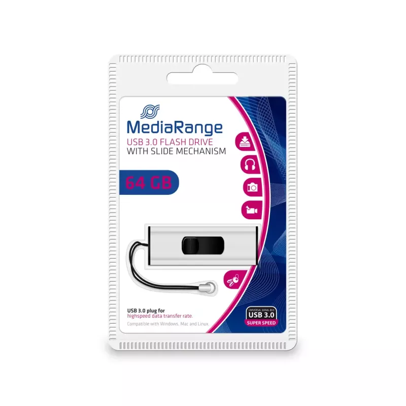 Pen drive MediaRange 64 GB USB Type-A 3.2 Gen 1 MR917
