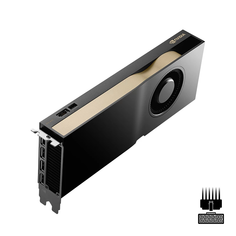 PNY NVIDIA RTX 4500 Ada Generation (VCNRTX4500ADA-PB) placa gráfica, 24 GB GDDR6 ECC, 192 bits, PCIe 4.0 x16, ranhura dupla, 4x DisplayPort 1.4a