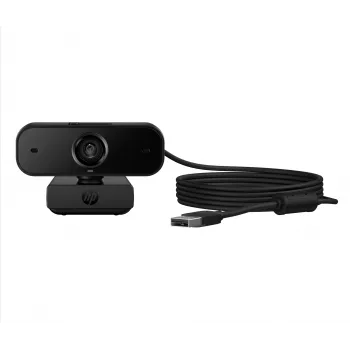 Webcam HP 435 FHD, 2 MP, 1920 x 1080 píxeis, Full HD, 30 fps, UVC 1.1, Auto