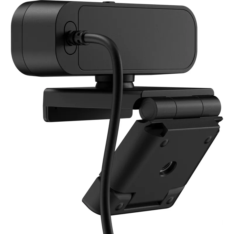 HP 435 FHD webcam (77B10AA), 2 MP, 1920 x 1080, 30 fps, USB-A 2.0, focagem automática, cobertura de privacidade, microfone duplo, preto