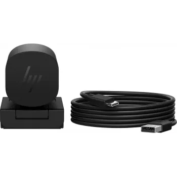 Webcam HP 965 4K Streaming, 8 MP, 3840 x 2160 píxeis, Full HD, 60 fps, 1280x720@30fps, 1280x720@60fps, 1920x1080@30fps, 1920x1080@60fps, 3840x2160@30fps, USB