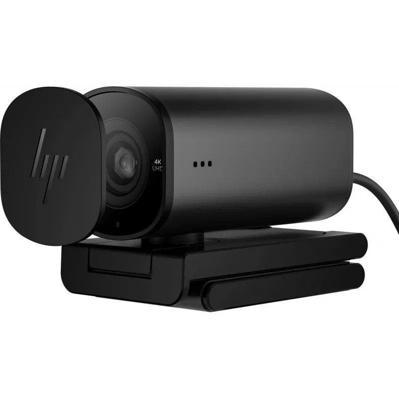 Webcam HP 965 4K Streaming, 8 MP, 3840 x 2160 píxeis, Full HD, 60 fps, 1280x720@30fps, 1280x720@60fps, 1920x1080@30fps, 1920x1080@60fps, 3840x2160@30fps, USB