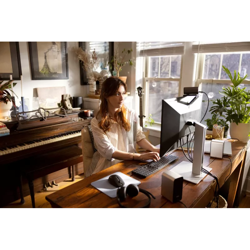Webcam HP 965 4K Streaming, 8 MP, 3840 x 2160 píxeis, Full HD, 60 fps, 1280x720@30fps, 1280x720@60fps, 1920x1080@30fps, 1920x1080@60fps, 3840x2160@30fps, USB